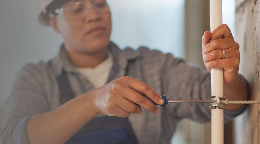 Professional shower pan liner leak test services in DTC, Greenwood Village